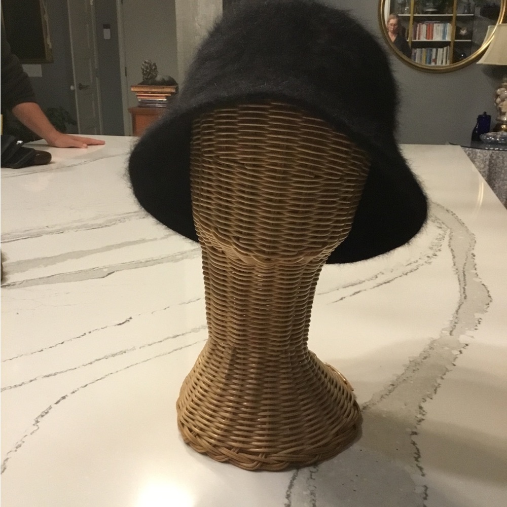 COPY - Black Angora Bucket Hat - Picture 4 of 11